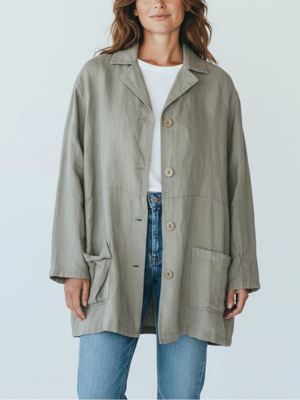 Flax Women 100% Linen Jacket/ Shacket